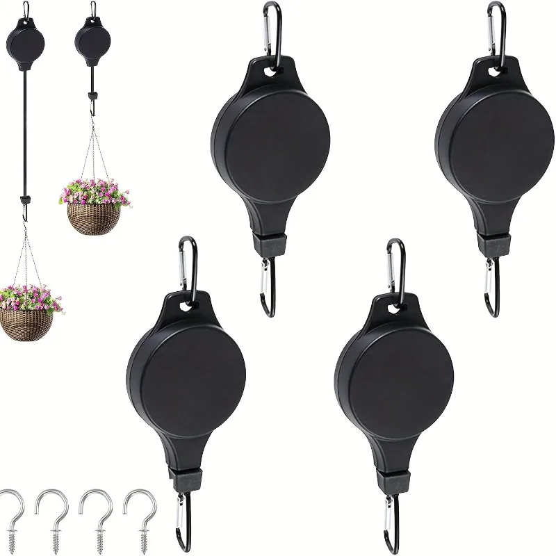 4pcs Adjustable Retractable Garden Hook Hanging Hook for Birdcage Plant Basket Creative Home Suspension Tool
4pcs Adjustable Retractable Garden Hook Hanging Hook for Birdcage Plant Basket Creative Home Suspension Tool