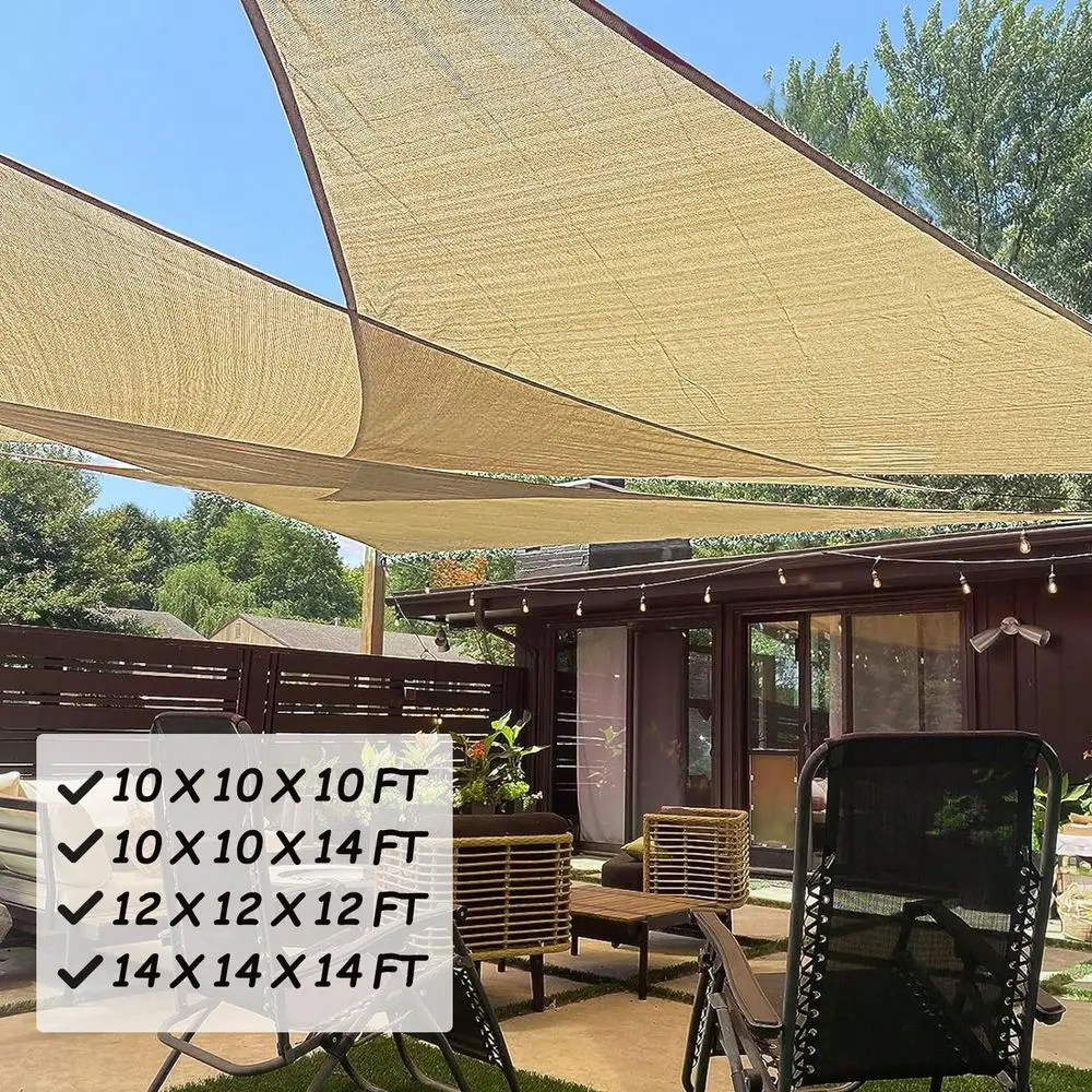 Multicolor 3Sided Sun Shade Sail Outdoor Awning Breathable UV Resistant Durable Four Seasons SunShelter For Balcony Yard Car Pa
Multicolor 3Sided Sun Shade Sail Outdoor Awning Breathable UV Resistant Durable Four Seasons SunShelter For Balcony Yard Car Pa