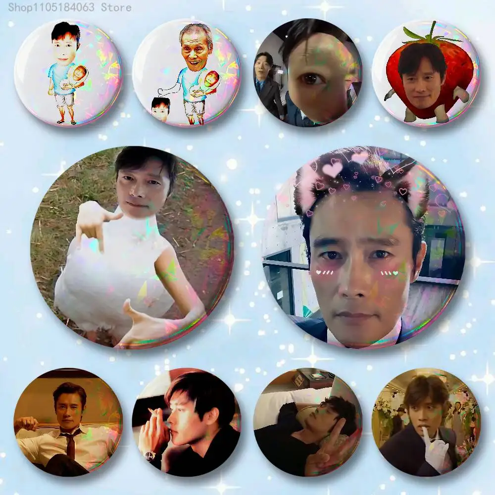 L-Lee B-Byung H-Hun Badges 25 32 44 58 75 mm Round Cosplay Pin Bag Decor Fans Collect Friends Gifts Brooch Souvenir
L-Lee B-Byung H-Hun Badges 25 32 44 58 75 mm Round Cosplay Pin Bag Decor Fans Collect Friends Gifts Brooch Souvenir