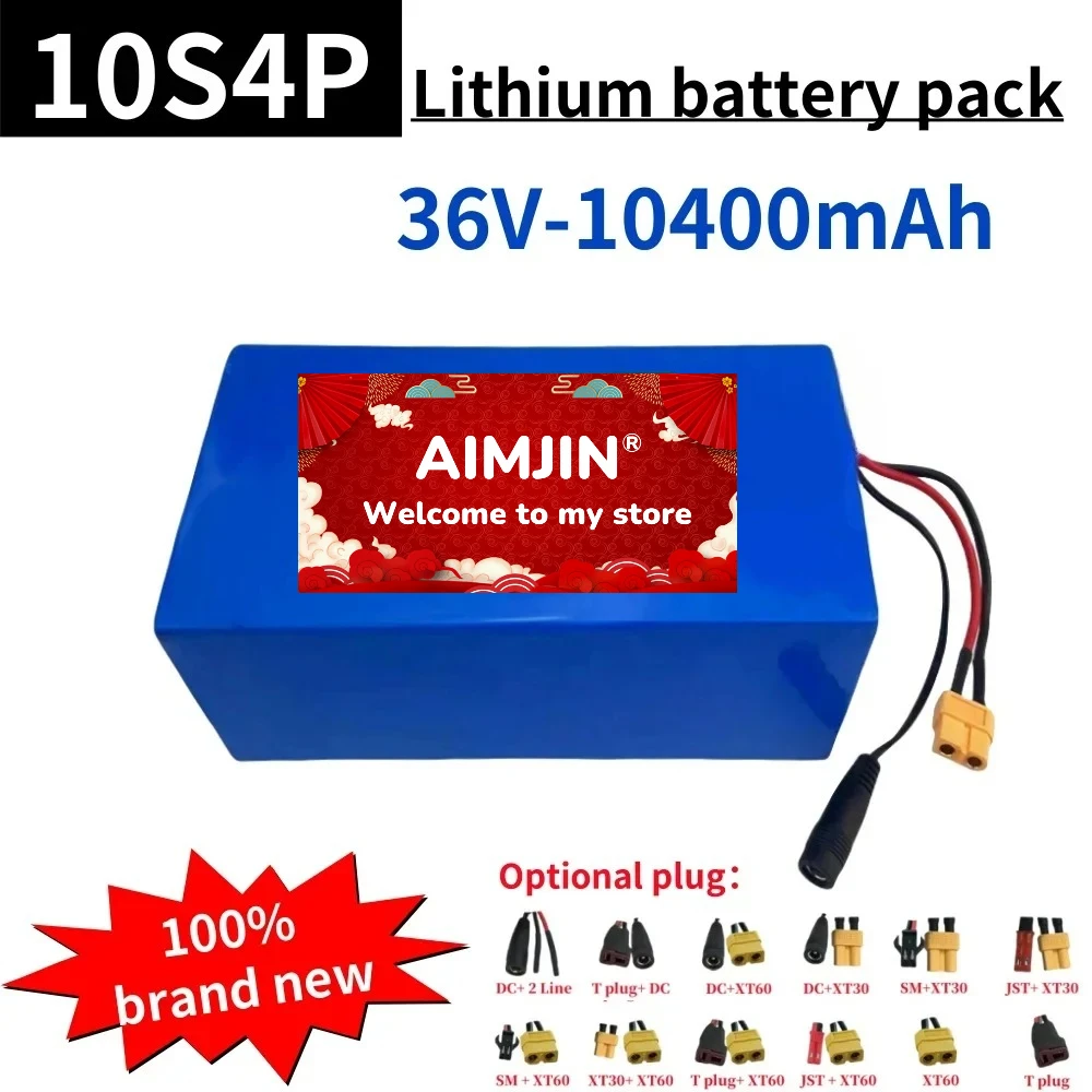 genuine 10S4P 18650 battery pack 36V 10400mAh Electric Scooter Lithium Battery 10.4Ah Electric Scooter Electric Scooter Battery
genuine 10S4P 18650 battery pack 36V 10400mAh Electric Scooter Lithium Battery 10.4Ah Electric Scooter Electric Scooter Battery