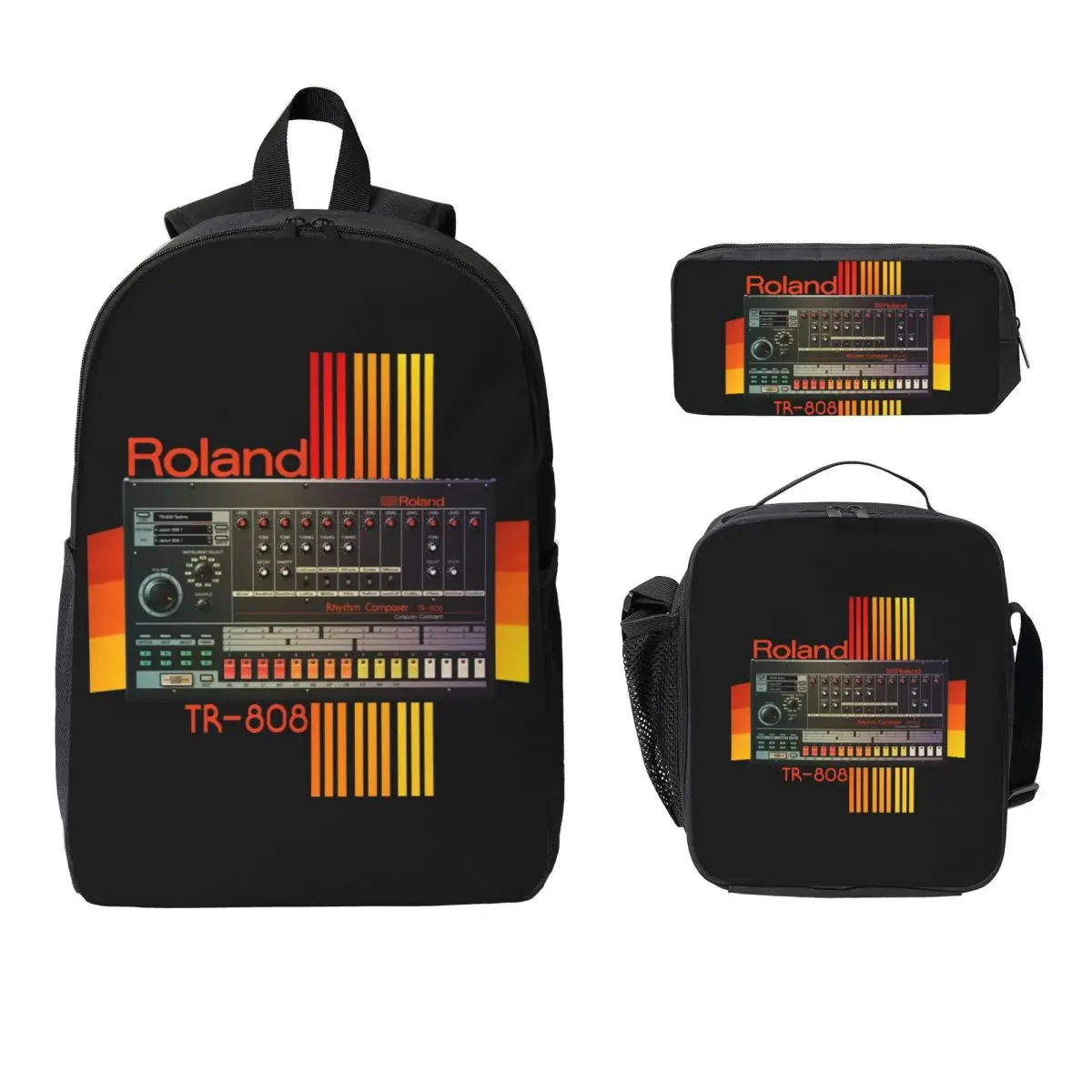Roland Tr-808 Drum Machine Model Backpack Student Boys Girls BookBag School Bag Shoulder Bag 3ps Insulated Lunch Bag Pencil Case
Roland Tr-808 Drum Machine Model Backpack Student Boys Girls BookBag School Bag Shoulder Bag 3ps Insulated Lunch Bag Pencil Case