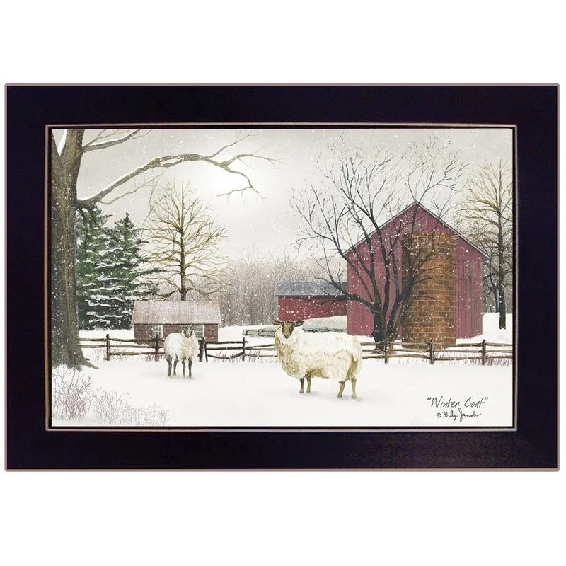 Winter Coat Sheep Framed Print Black Frame Ready to Hang
Winter Coat Sheep Framed Print Black Frame Ready to Hang