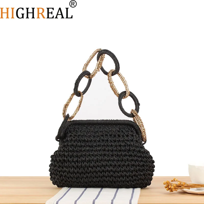 Ring Handle Dumpling Bags for Women Handbag Pouch Clutch Summer Woven Clip Beach Bag Bohemian Travel Straw Cloud Shoulder Bag
Ring Handle Dumpling Bags for Women Handbag Pouch Clutch Summer Woven Clip Beach Bag Bohemian Travel Straw Cloud Shoulder Bag