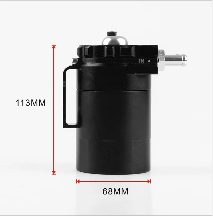 Universal 300ml Aluminum Oil Catch Tank T6061 Aircraft Lightweight Black Polish Baffled Reservoir
Universal 300ml Aluminum Oil Catch Tank T6061 Aircraft Lightweight Black Polish Baffled Reservoir