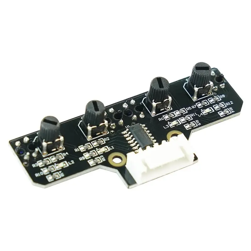 Yahboom 4 Channel Infrared Tracking Sensor Module For Raspberry Pi5/Pi 4B/Jeston Nano/Orin NX/Orin Nano/Microbit Smart Robot Car
Yahboom 4 Channel Infrared Tracking Sensor Module For Raspberry Pi5/Pi 4B/Jeston Nano/Orin NX/Orin Nano/Microbit Smart Robot Car