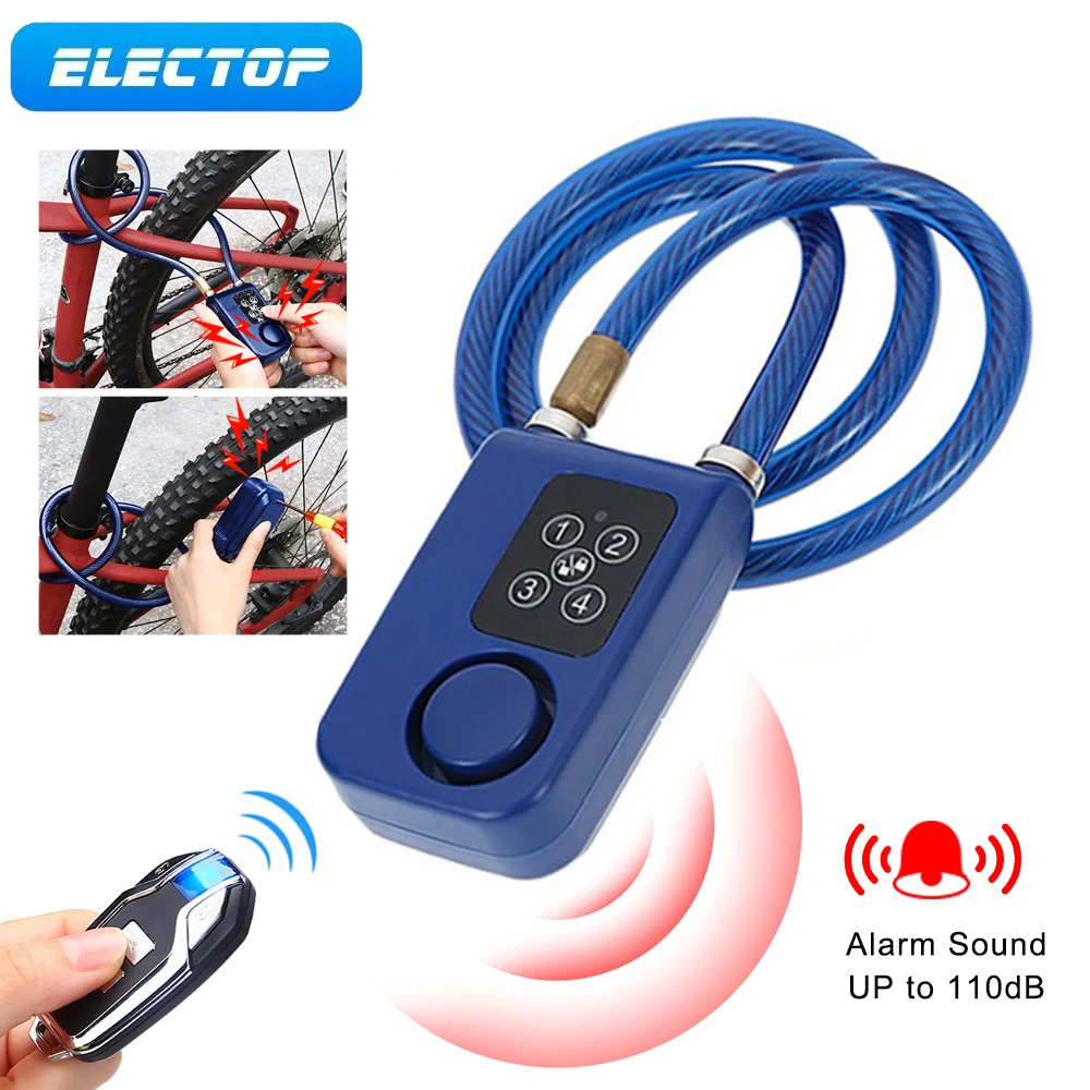 Сигнализация велосипедная ELECTOP с дистанционным управлением, стальная беспроводная Противоугонная сигнализация для рюкзака, велосипеда, с паролем
Сигнализация велосипедная ELECTOP с дистанционным управлением, стальная беспроводная Противоугонная сигнализация для рюкзака, велосипеда, с паролем