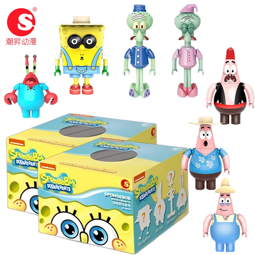 Genuine SpongeBob SquarePants 20th Anniversary Blind Box Gashapon Figurines Building Toys Creative and Engaging Holiday Gifts
Genuine SpongeBob SquarePants 20th Anniversary Blind Box Gashapon Figurines Building Toys Creative and Engaging Holiday Gifts