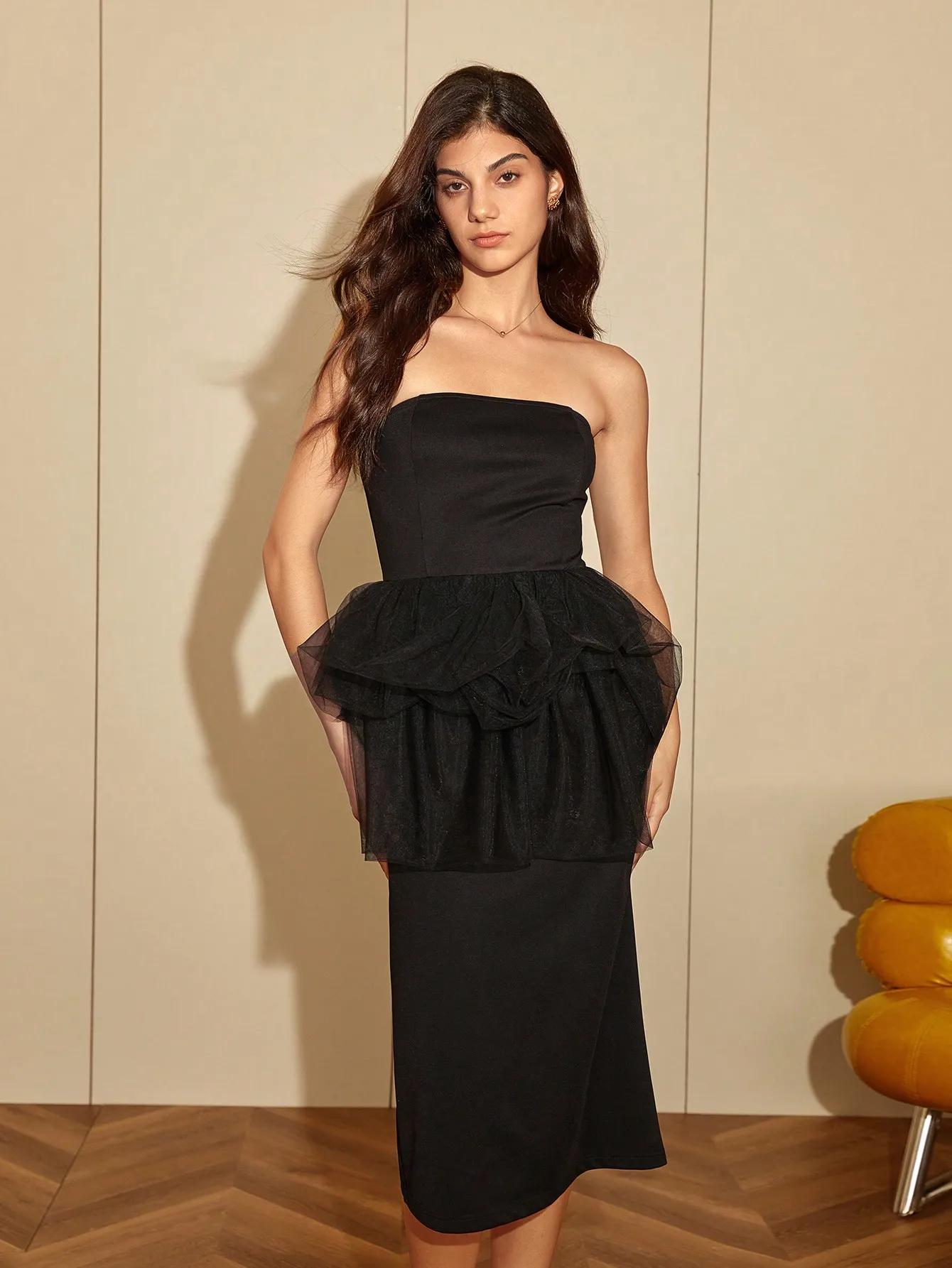 AEL Lady Hepburn style black banquet dress high-end light luxury small niche slim temperament little black dress design sense ch
AEL Lady Hepburn style black banquet dress high-end light luxury small niche slim temperament little black dress design sense ch