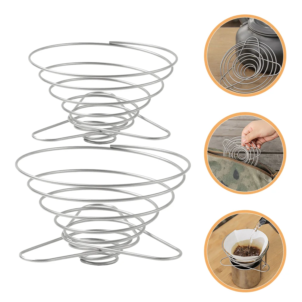 2 Pcs Coffee Filter Cup Folding Funnel Metal Manual Outdoor Stainless Steel Dripper Brewing Stand Holder Travel
2 Pcs Coffee Filter Cup Folding Funnel Metal Manual Outdoor Stainless Steel Dripper Brewing Stand Holder Travel