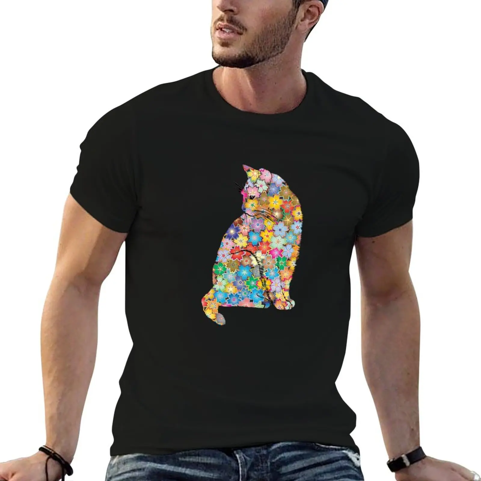 Flower Cat Colored Design T-Shirt oversized cute clothes Anime t-shirt mens graphic t-shirts funny
Flower Cat Colored Design T-Shirt oversized cute clothes Anime t-shirt mens graphic t-shirts funny