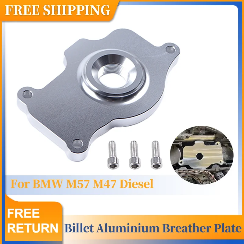 Upgraded Billet Aluminium Engine Breather Plate Compatible with BMW M57 or M47 Diesel Engine M57N M57N2 M47N M47N2
Upgraded Billet Aluminium Engine Breather Plate Compatible with BMW M57 or M47 Diesel Engine M57N M57N2 M47N M47N2