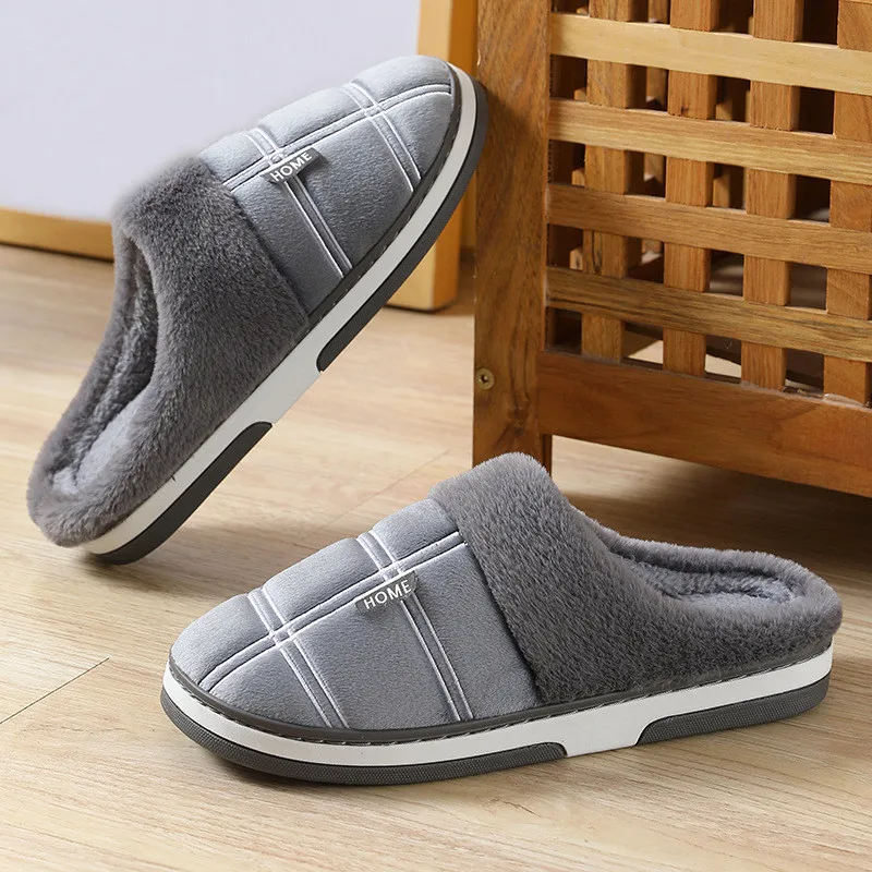 Big size 50 51 Fashion Men Slippers Warm Winter Flip Flops Cotton Shoes Thick Sole House Plush Footwear Soft Furry Slipper
Big size 50 51 Fashion Men Slippers Warm Winter Flip Flops Cotton Shoes Thick Sole House Plush Footwear Soft Furry Slipper
