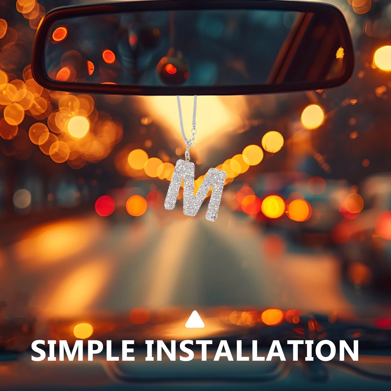 M Letter Car Charm Hanging Pendant Rhinestone Rearview Mirror Sparkly Auto Decoration Accessories Bling Car Letter Charm
M Letter Car Charm Hanging Pendant Rhinestone Rearview Mirror Sparkly Auto Decoration Accessories Bling Car Letter Charm