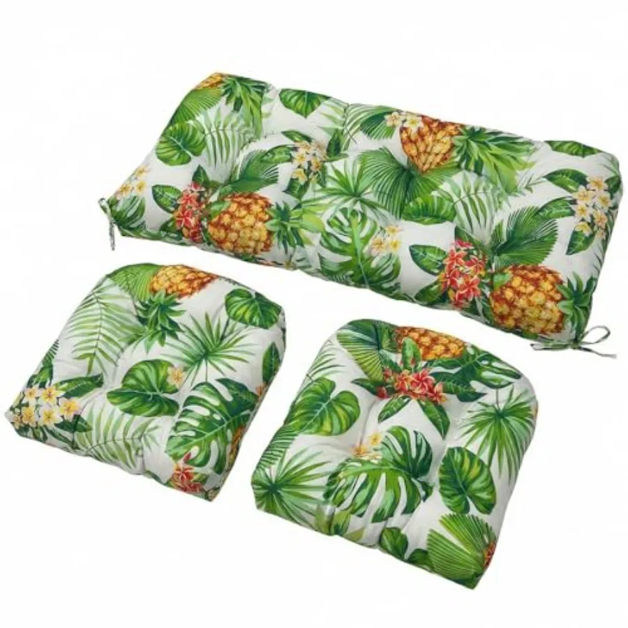 Wicker Chair Cushions Set 2 U-Shaped Cushions and 1 Loveseat Waterproof Outdoor Loveseat Cushion for Patio Furniture Settee Ben
Wicker Chair Cushions Set 2 U-Shaped Cushions and 1 Loveseat Waterproof Outdoor Loveseat Cushion for Patio Furniture Settee Ben