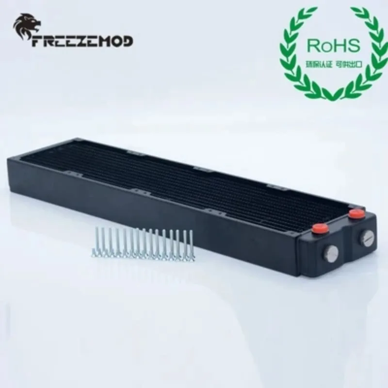 FREEZEMOD TSRP-HP45-480 CPU Heat Sink Computer PC Water Cooler Copper Radiator 3 Layers 45MM Thick Copper Fins Five Holes G1/4
FREEZEMOD TSRP-HP45-480 CPU Heat Sink Computer PC Water Cooler Copper Radiator 3 Layers 45MM Thick Copper Fins Five Holes G1/4
