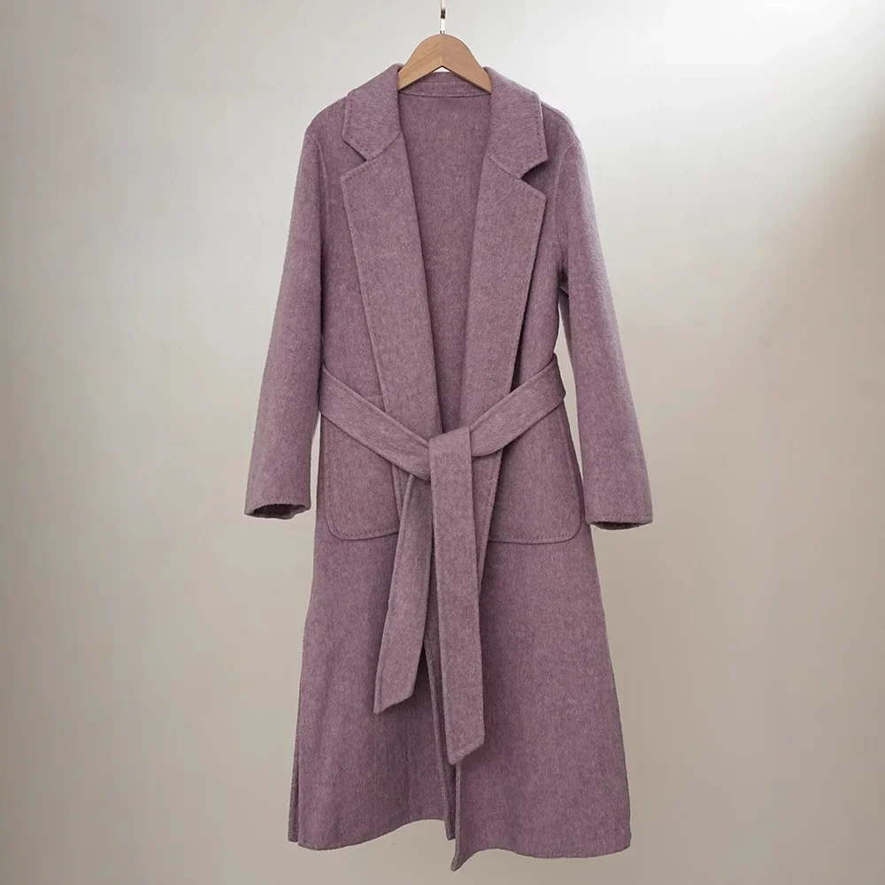 SuperAen Elegant Long-sleeved Double-sided Woolen Coat for Women Autumn and Winter New Lace-up Design Loose Korean Style Coats
SuperAen Elegant Long-sleeved Double-sided Woolen Coat for Women Autumn and Winter New Lace-up Design Loose Korean Style Coats