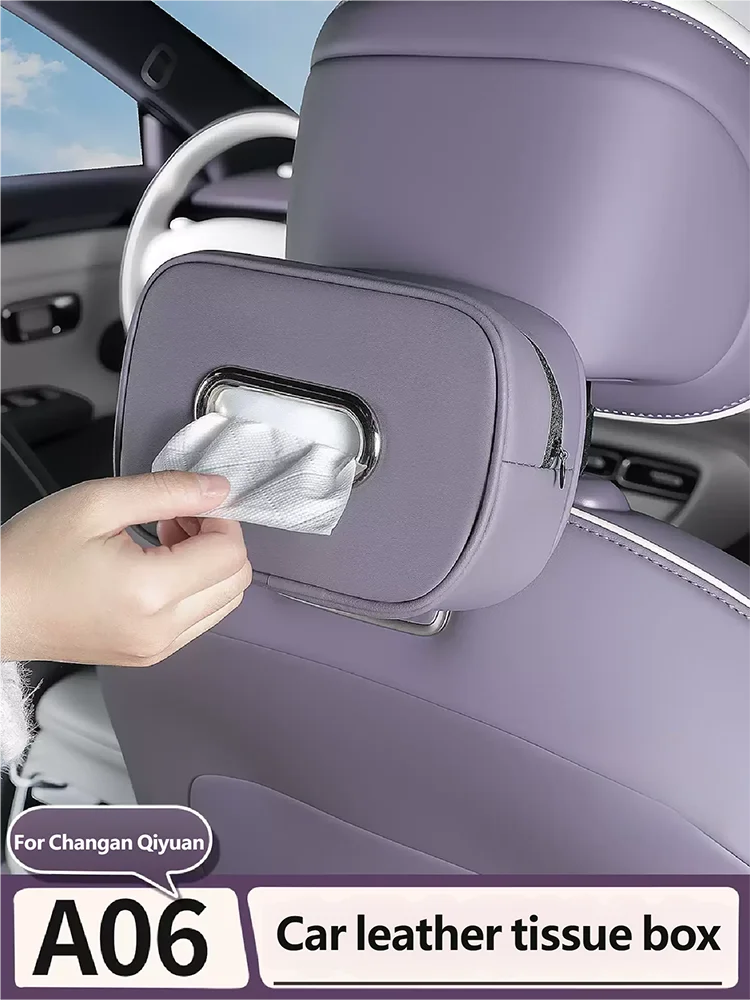 For Changan Qiyuan Nevo A06 2026 2027 Car Leather Tissue Box Creative Sunshade Backrest Hanging Accessory for Car Interior
For Changan Qiyuan Nevo A06 2026 2027 Car Leather Tissue Box Creative Sunshade Backrest Hanging Accessory for Car Interior