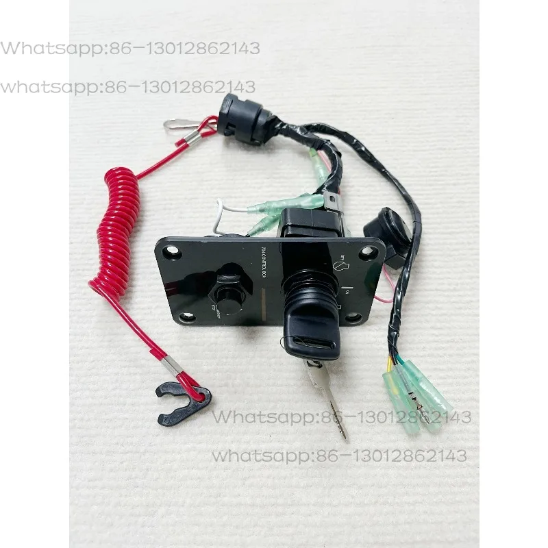 Outboard machine vertical operation box key switch start switch with panel buzzer flameout rope assembly
Outboard machine vertical operation box key switch start switch with panel buzzer flameout rope assembly