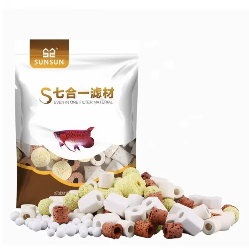SUNSUN for Fish Tank Seven-in-One Filter Media Bacterial Ball Quartz Ring White Durable Aquarium Filter Material
SUNSUN for Fish Tank Seven-in-One Filter Media Bacterial Ball Quartz Ring White Durable Aquarium Filter Material