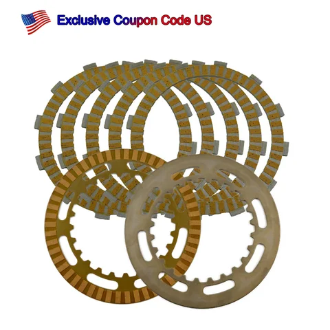 Motorcycle Clutch Friction Plates & Steel Plates Kit For Suzuki AN650 Burgman SkyWave Sky Wave 650 2003-2005 21441-24F20-000