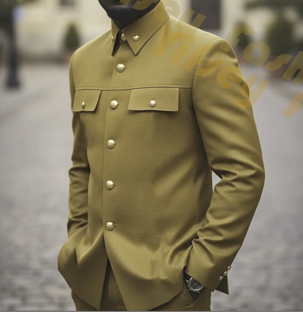 Yellow Stand Collar Chinese Style Zhongshan Lapel Jacket Pants 2pcs Blazer Trousers Men Suits Sets Tuxedos Custom Male Outfits
Yellow Stand Collar Chinese Style Zhongshan Lapel Jacket Pants 2pcs Blazer Trousers Men Suits Sets Tuxedos Custom Male Outfits