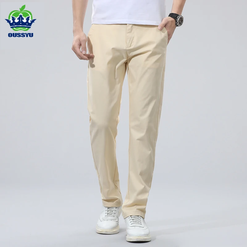 Brand Men's Straight-fit Casual Pants Autumn Winter Business Stretch 98%Cotton Light Grey Khaki Trousers Male Size 38 40
Brand Men's Straight-fit Casual Pants Autumn Winter Business Stretch 98%Cotton Light Grey Khaki Trousers Male Size 38 40