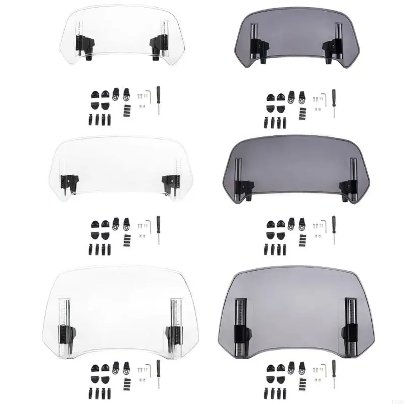 P9FD Adjustable Foldable Windshield Extension Deflector for Motorcycles, Easy Install, Sand Blocking Suitable for Long Rides
P9FD Adjustable Foldable Windshield Extension Deflector for Motorcycles, Easy Install, Sand Blocking Suitable for Long Rides