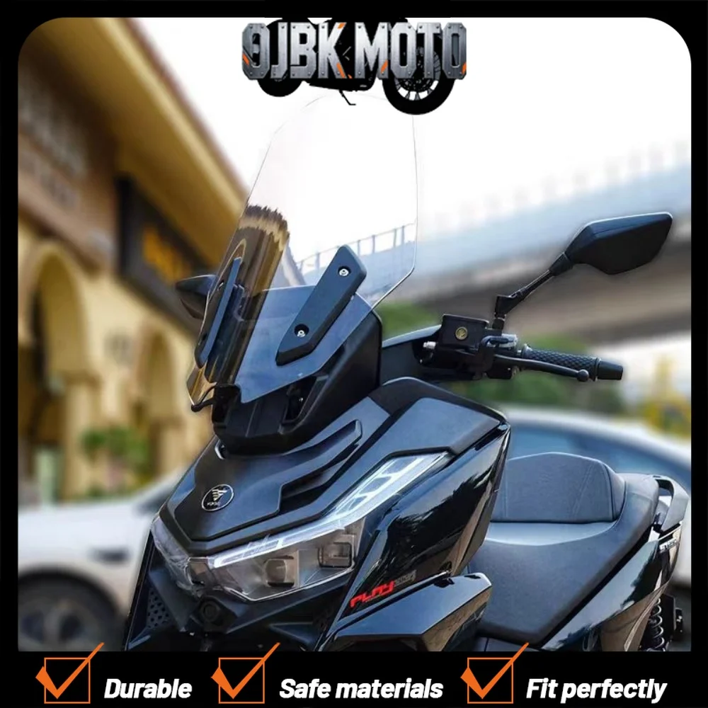 Suitable for 2023-24 VOGE SR250GT modified windshield heightened windshield wuji sr250gt windshield voge SR250GT accessories
Suitable for 2023-24 VOGE SR250GT modified windshield heightened windshield wuji sr250gt windshield voge SR250GT accessories