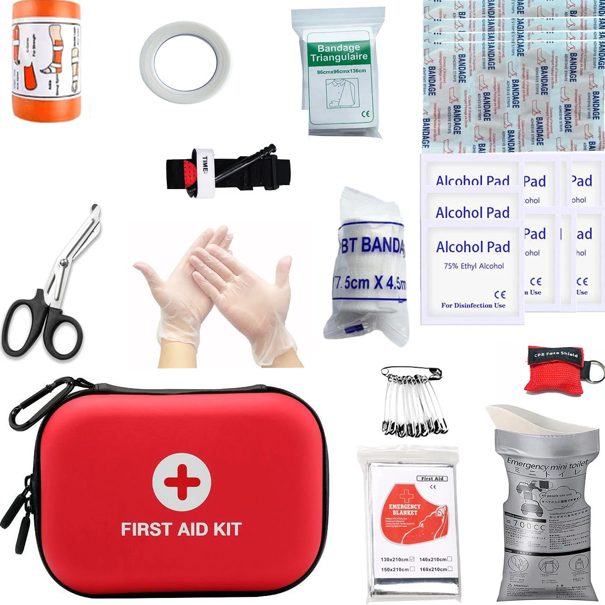 Outdoor Survival Travel Camping Portable Emergency Medical First Aid Bag Kit For Household EquipmentCar emergency medical kit
Outdoor Survival Travel Camping Portable Emergency Medical First Aid Bag Kit For Household EquipmentCar emergency medical kit