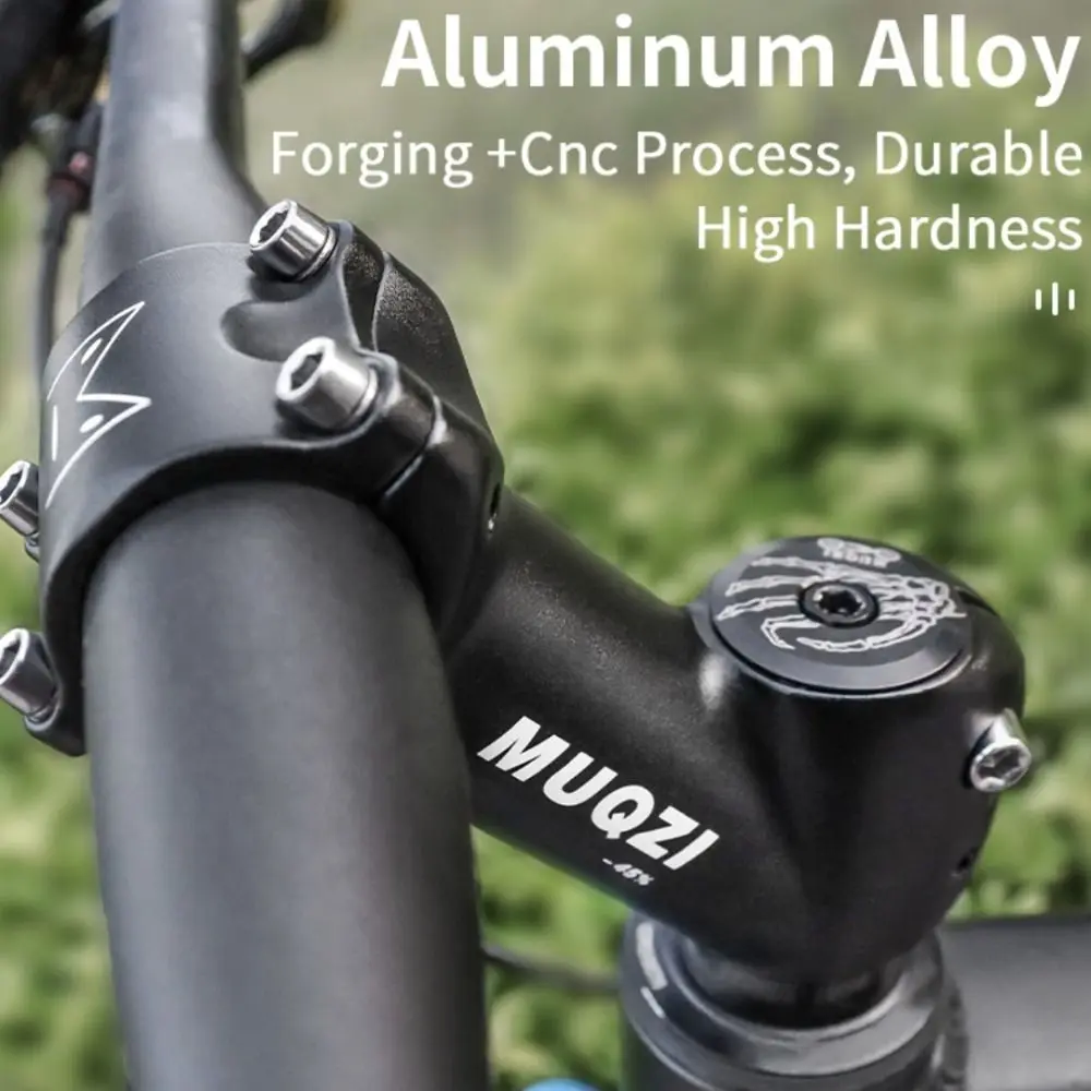 Aluminum Alloy 45 Degree Bike Stem 65mm Anti-slip MTB Riser Stem Waterproof 31.8mm Fork Bicycle Handlebar Stem
Aluminum Alloy 45 Degree Bike Stem 65mm Anti-slip MTB Riser Stem Waterproof 31.8mm Fork Bicycle Handlebar Stem