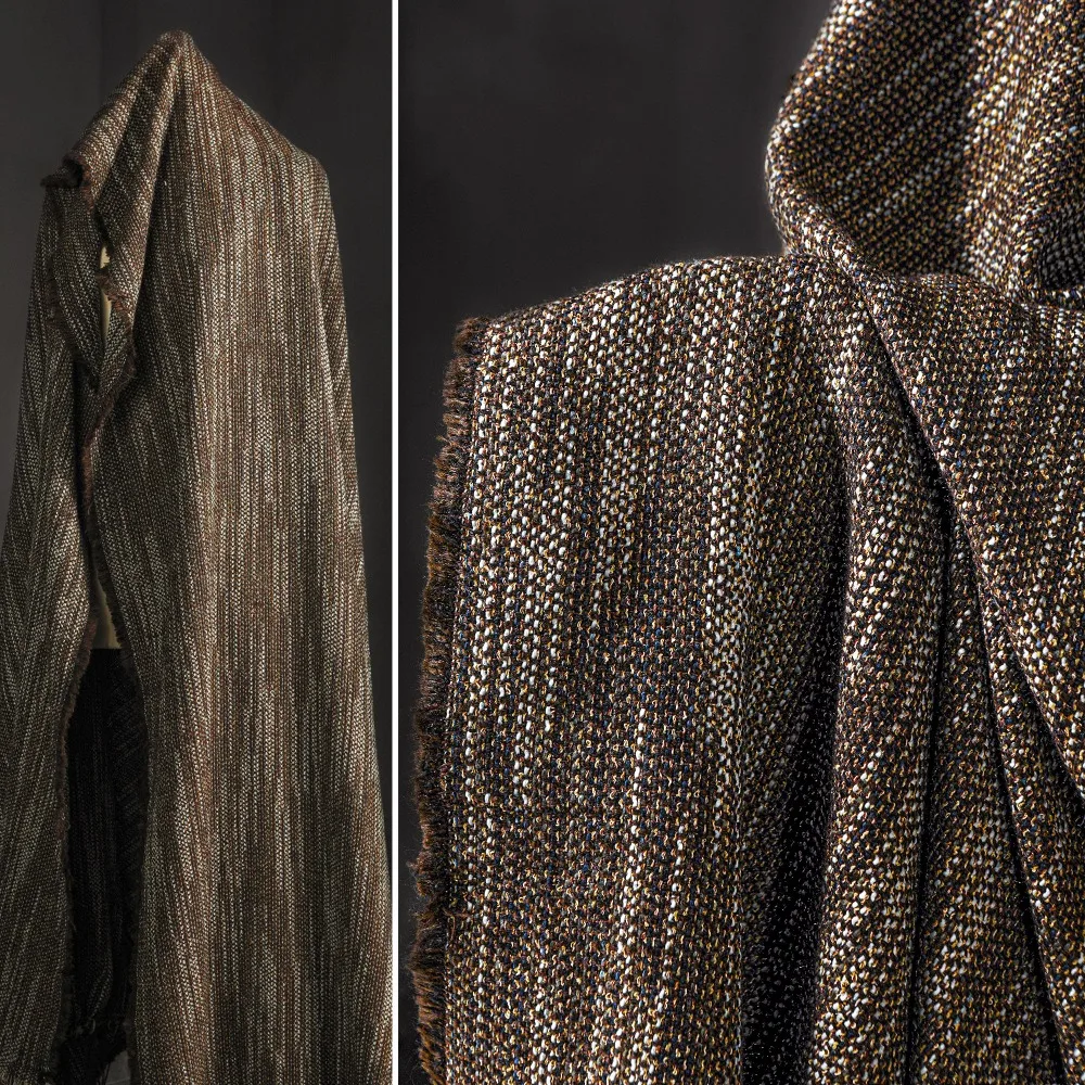 Apricot Black Fine Meteor Woven High-end Fabric for Jacket Outerwear Clothing Designer Fabric Sewing Supplies Telas Para Costura
Apricot Black Fine Meteor Woven High-end Fabric for Jacket Outerwear Clothing Designer Fabric Sewing Supplies Telas Para Costura