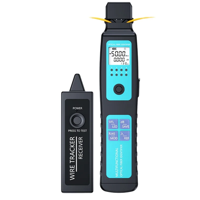 A99E-A-50 Active Optical Fiber Identifier+ Wire Tracker 30Mw Visual Fault Locator Fiber Cable Tester Detector With -50~+26Dbm
A99E-A-50 Active Optical Fiber Identifier+ Wire Tracker 30Mw Visual Fault Locator Fiber Cable Tester Detector With -50~+26Dbm