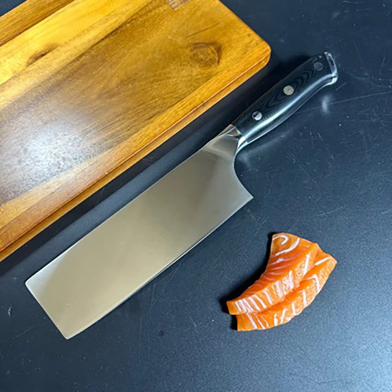 7 Inch Nakiri Knife Weld M390 Steel Core Blade G10 Handle Chefs Cleaver Slicing Handmade Japanese Kitchen Knives Cooking Tools
7 Inch Nakiri Knife Weld M390 Steel Core Blade G10 Handle Chefs Cleaver Slicing Handmade Japanese Kitchen Knives Cooking Tools