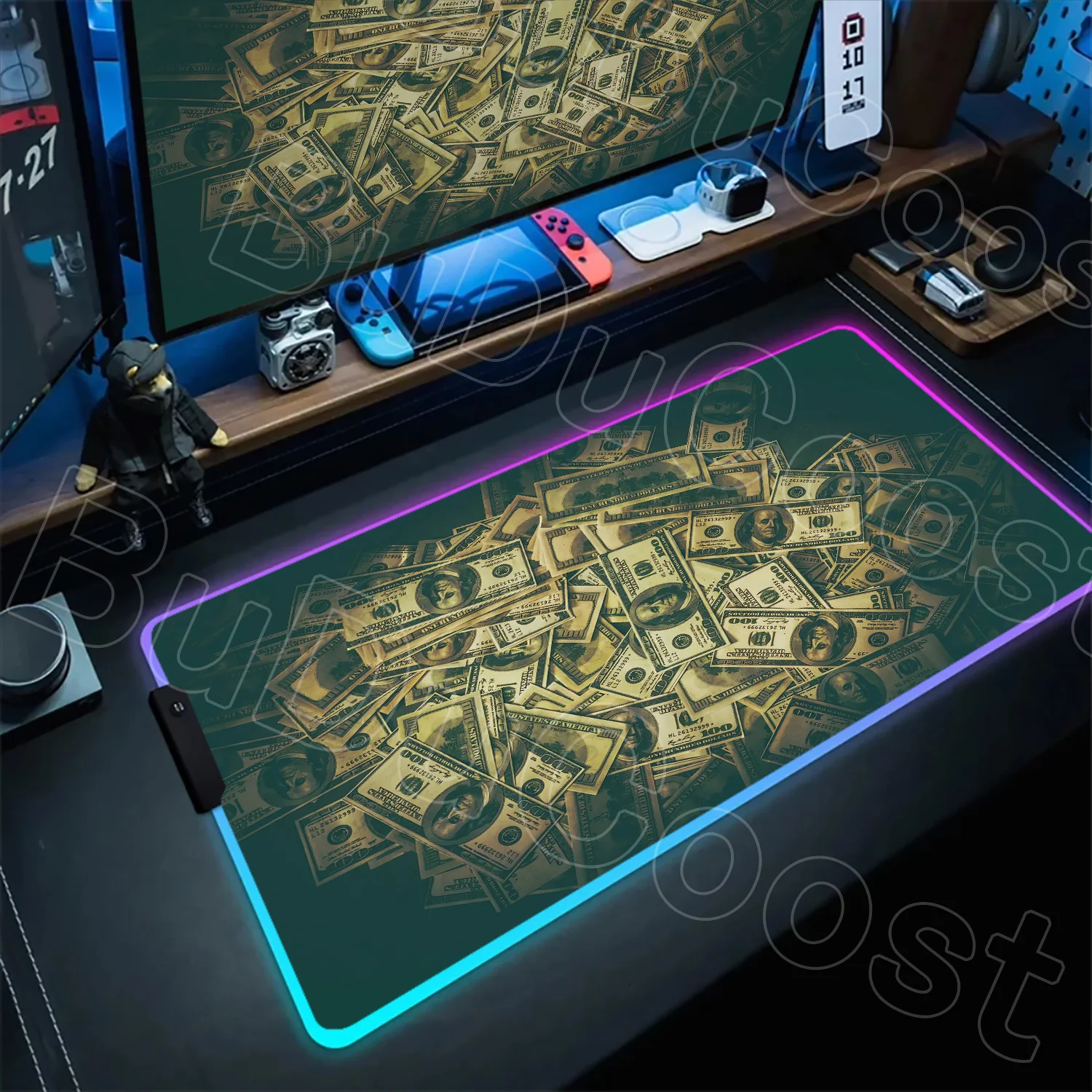 Gaming Laptop Dollar HD Printing RGB Mouse Pad Pc Accessories Deskmat Game Cabinet Keyboard Keycap Mausepad XXL Office Mousepad
Gaming Laptop Dollar HD Printing RGB Mouse Pad Pc Accessories Deskmat Game Cabinet Keyboard Keycap Mausepad XXL Office Mousepad