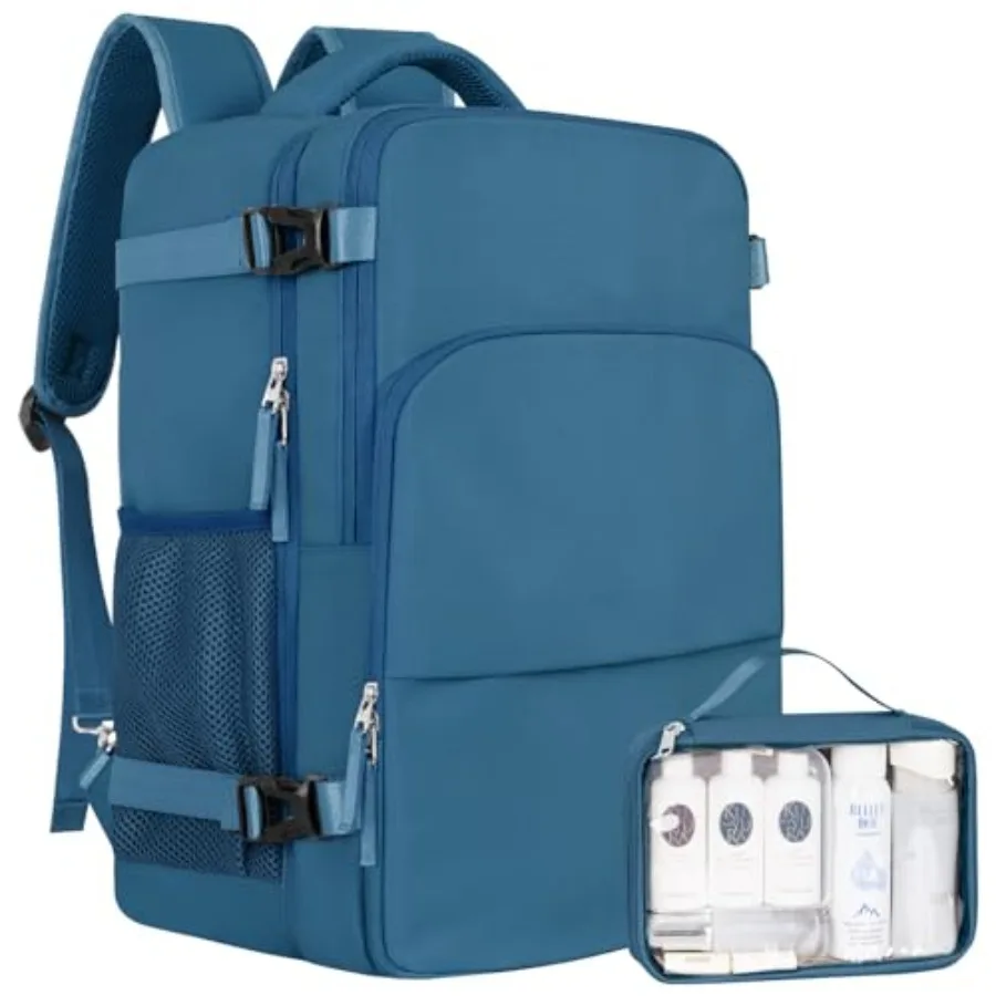 Travel Backpack, Carry on Flight Approved Backpack with Multi-Pockets, TSA Waterproof 17.3inch Laptop Backpack, Personal Item T
Travel Backpack, Carry on Flight Approved Backpack with Multi-Pockets, TSA Waterproof 17.3inch Laptop Backpack, Personal Item T