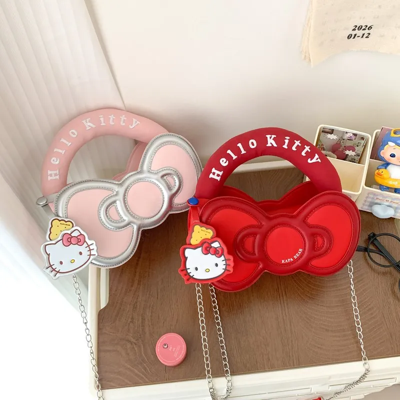 Anime Hello Kitty Bow Bag Fashion Cute Girl Handbag Sweet Cartoon Women Cross-body Tote Bag Coin Purse Organizer Kuromi Melody
Anime Hello Kitty Bow Bag Fashion Cute Girl Handbag Sweet Cartoon Women Cross-body Tote Bag Coin Purse Organizer Kuromi Melody