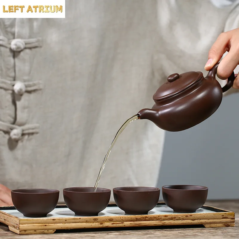 Antique Purple Clay Teapot Kung Fu Tea Set Tea Infuser Teaware Sets Gift Box Outdoor Teas Brewing Utensil 1 Pot 4 Cups Teaware
Antique Purple Clay Teapot Kung Fu Tea Set Tea Infuser Teaware Sets Gift Box Outdoor Teas Brewing Utensil 1 Pot 4 Cups Teaware