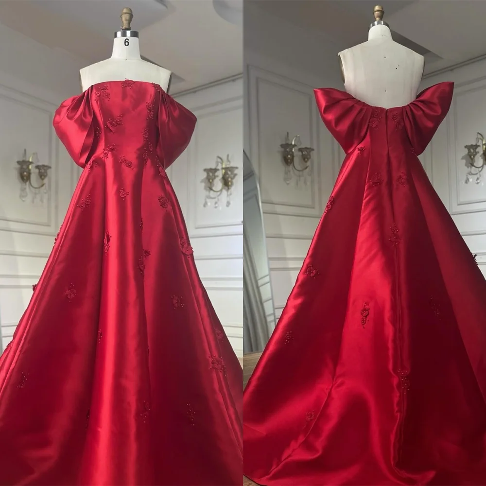 Customized Exquisite Burgundy Satin Evening Dress Elegant Strapless Off the Shoulder Short Sleeves Zipper Back Homecoming Dress
Customized Exquisite Burgundy Satin Evening Dress Elegant Strapless Off the Shoulder Short Sleeves Zipper Back Homecoming Dress