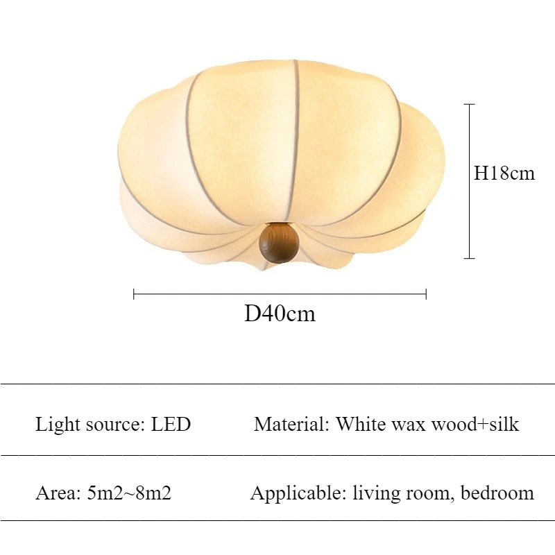 SANDYHA Japanese Circle LED Ceiling Light Bedroom Living Room Decoration Fabric Lampshade White Wax Wood Ball Unique Design 2024 
SANDYHA Japanese Circle LED Ceiling Light Bedroom Living Room Decoration Fabric Lampshade White Wax Wood Ball Unique Design 2024