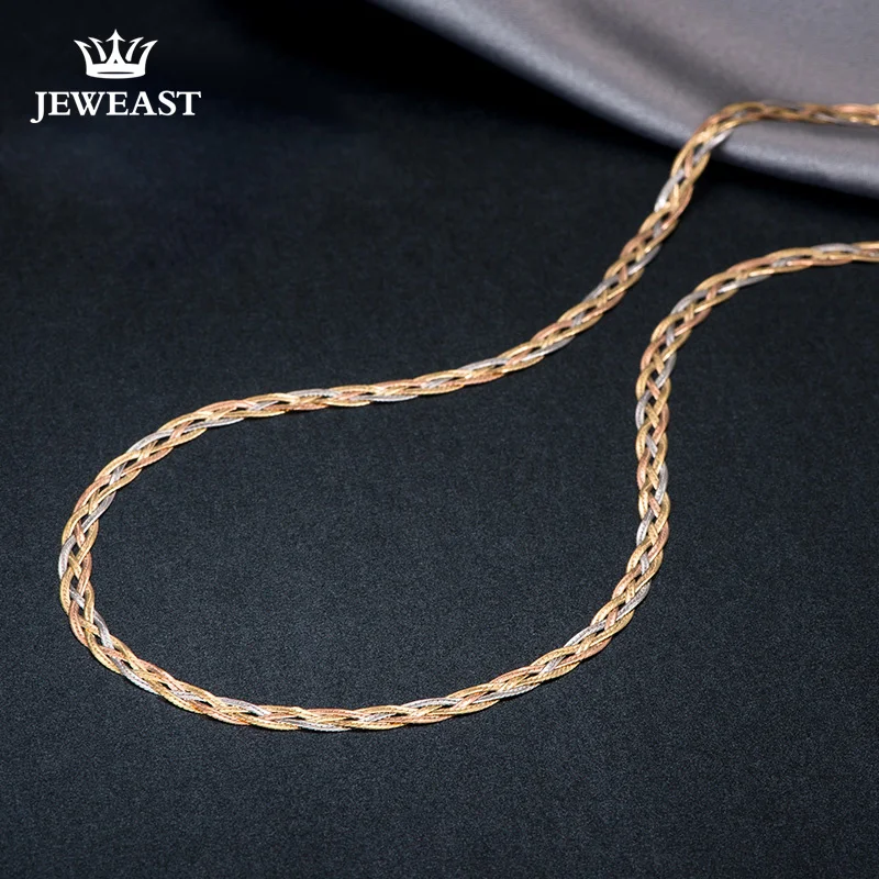 18k Gold Necklace New Weaving Wide Chain Unisex Women Men Girl Party Wedding Jewelry Trendy Hot Sale 2023 New Good Real 750 nice
18k Gold Necklace New Weaving Wide Chain Unisex Women Men Girl Party Wedding Jewelry Trendy Hot Sale 2023 New Good Real 750 nice