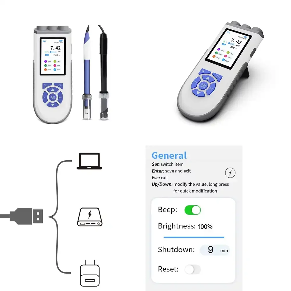 Multifunction Digital PH Meter Portable Tablet Hardness Tester with High Accuracy for Water Soil Laboratory Use Online PH
Multifunction Digital PH Meter Portable Tablet Hardness Tester with High Accuracy for Water Soil Laboratory Use Online PH