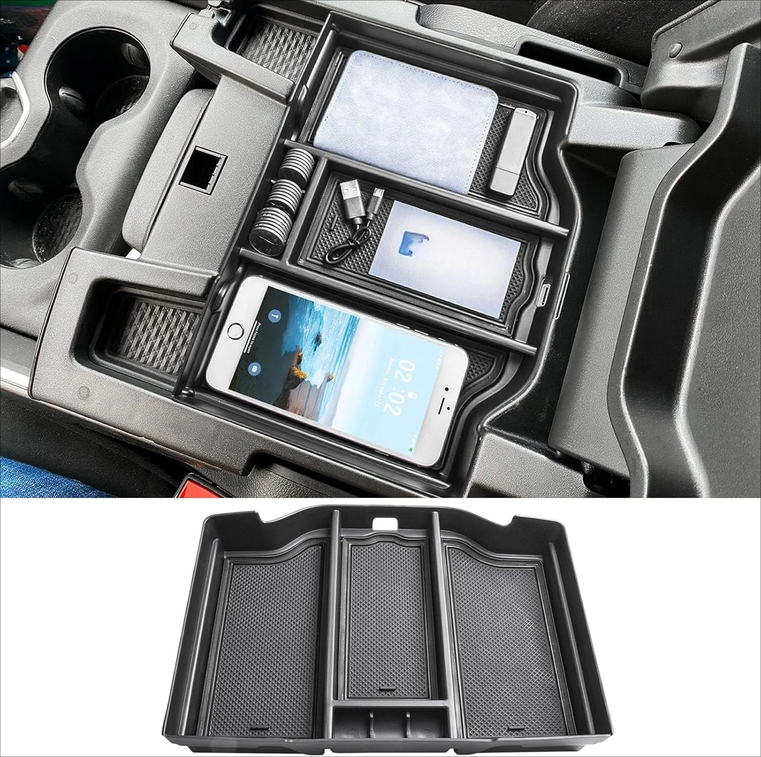 Center Console Organizer Compatible with 2019-2023 2024 2025 Dodge RAM 1500 2500 3500 Accessories ABS Insert Tray Storage Box
Center Console Organizer Compatible with 2019-2023 2024 2025 Dodge RAM 1500 2500 3500 Accessories ABS Insert Tray Storage Box