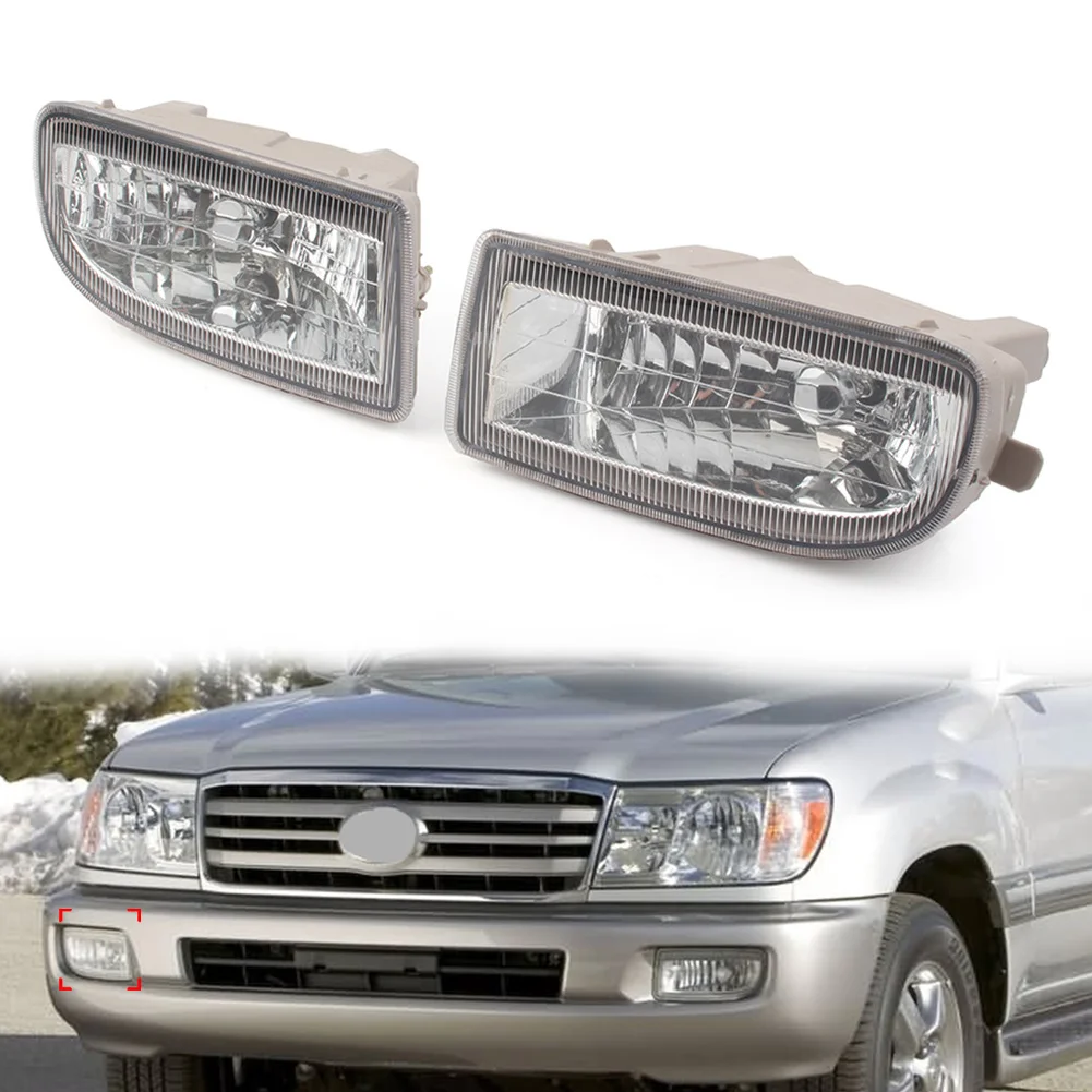 1 Pair Car Fog Light Headlight Driving Fog Lamp With Bulb For Toyota Land Cruiser 100 1999-2006 81221-60031 81211-6011
1 Pair Car Fog Light Headlight Driving Fog Lamp With Bulb For Toyota Land Cruiser 100 1999-2006 81221-60031 81211-6011