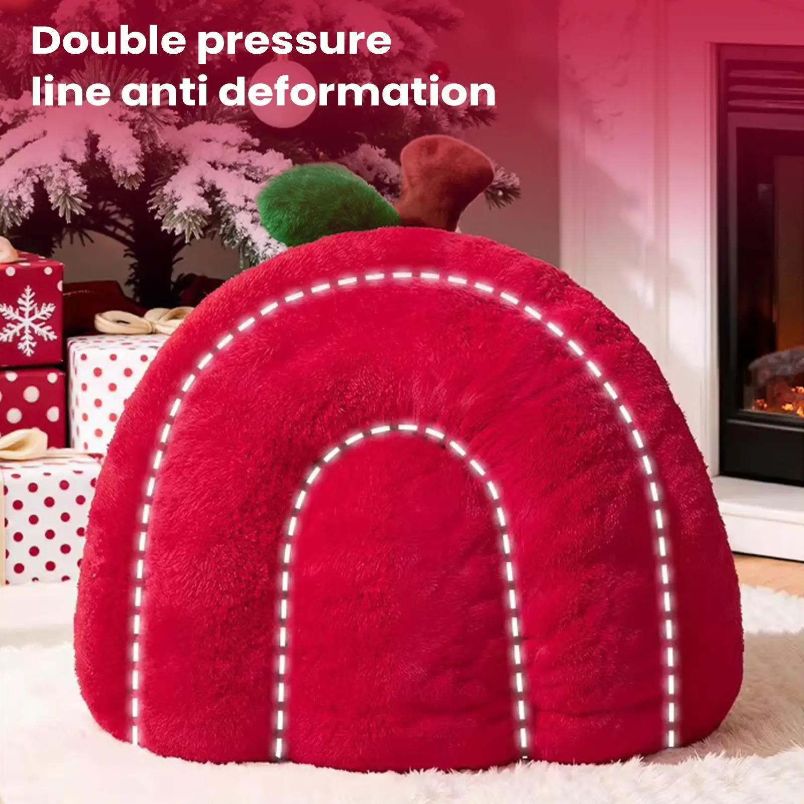 Cat House Plush Breathable Semi-Enclosed Pet Sleeping Tent Warm House Bed For Dog For Small Medium Large Kitten Puppy Porch
Cat House Plush Breathable Semi-Enclosed Pet Sleeping Tent Warm House Bed For Dog For Small Medium Large Kitten Puppy Porch