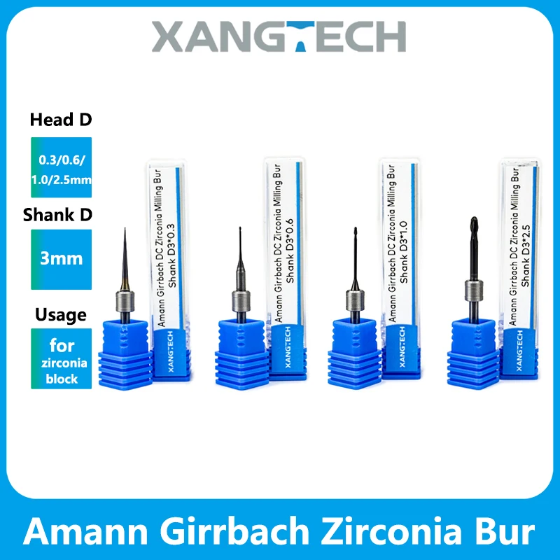 Amann Girrbach Milling Tools for Zirconia Blocks Dental DC Cad/Cam Drill Burs D3 Length 45mm
Amann Girrbach Milling Tools for Zirconia Blocks Dental DC Cad/Cam Drill Burs D3 Length 45mm