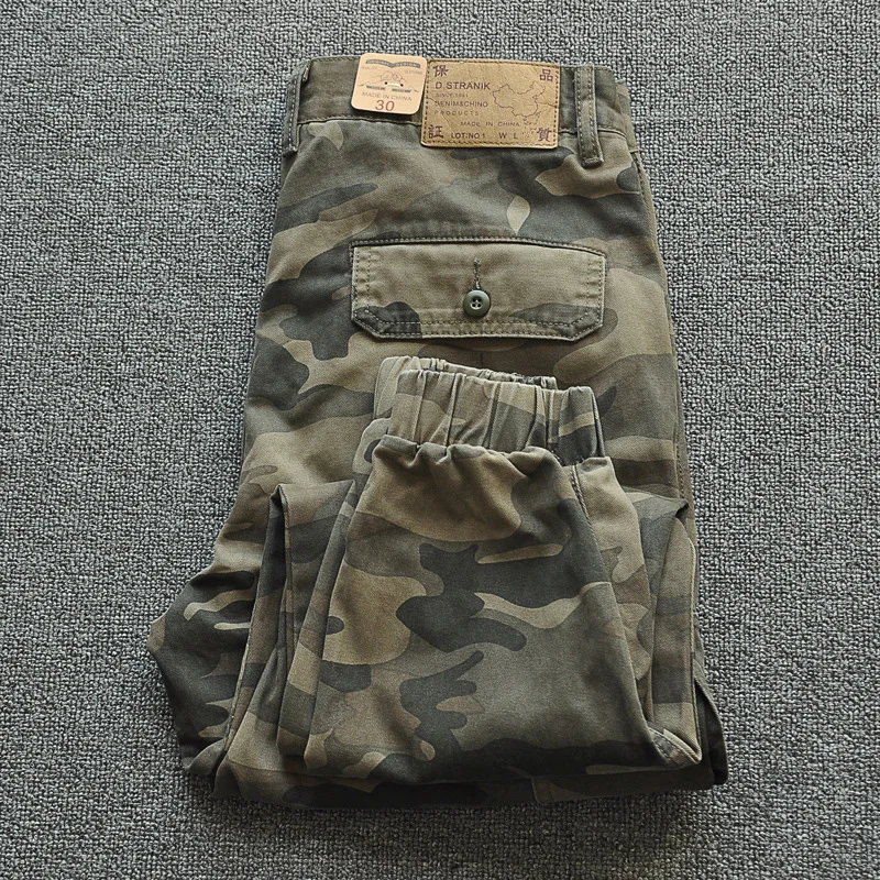 Loose Fit Camouflage Workwear Pants for Men Retro Sle Tapered Leg Cotton Canvas Youthful Energy Faion Resistant to Dirt
Loose Fit Camouflage Workwear Pants for Men Retro Sle Tapered Leg Cotton Canvas Youthful Energy Faion Resistant to Dirt