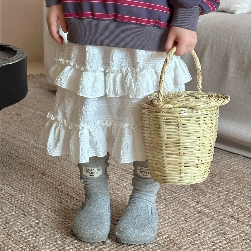 Children Clothing Kids Casual Simple Girls Skirt 2024 Spring New Fashionable Babyjacquard Princesssolid Color Casual Skirt
Children Clothing Kids Casual Simple Girls Skirt 2024 Spring New Fashionable Babyjacquard Princesssolid Color Casual Skirt