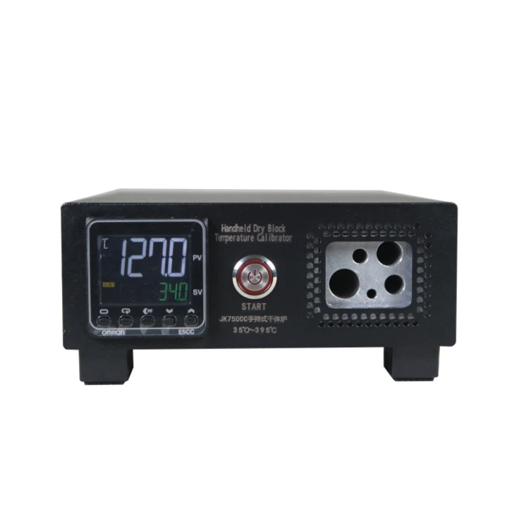 7500C Handheld Dry Block Temperature Calibrator 35 ℃~ 395 ℃ Dry Well Furnace
7500C Handheld Dry Block Temperature Calibrator 35 ℃~ 395 ℃ Dry Well Furnace