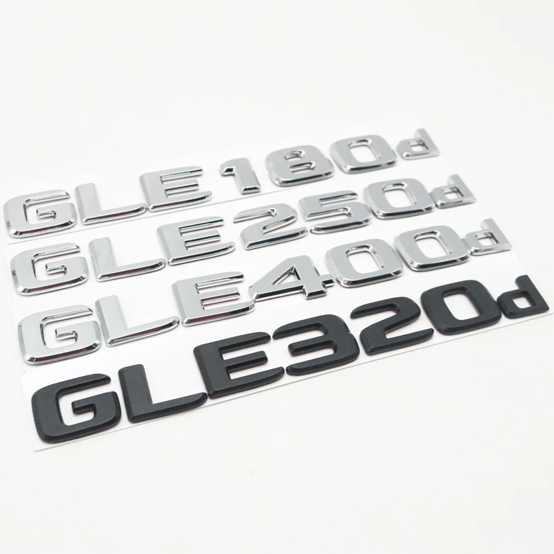 3D ABS Car Rear Trunk Emblem Letter Badge Sticker For GLE W166 W167 GLE180d GLE200d GLE350d GLE400d GLE450d GLE500d
3D ABS Car Rear Trunk Emblem Letter Badge Sticker For GLE W166 W167 GLE180d GLE200d GLE350d GLE400d GLE450d GLE500d