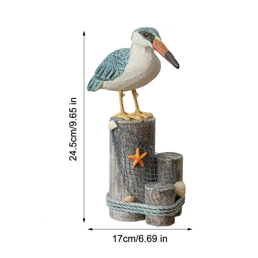 Wooden Seabird Ornaments Beach-themed Gift Decorative Figurine with Starfish Decor High-end Desktop Accent for Home
Wooden Seabird Ornaments Beach-themed Gift Decorative Figurine with Starfish Decor High-end Desktop Accent for Home